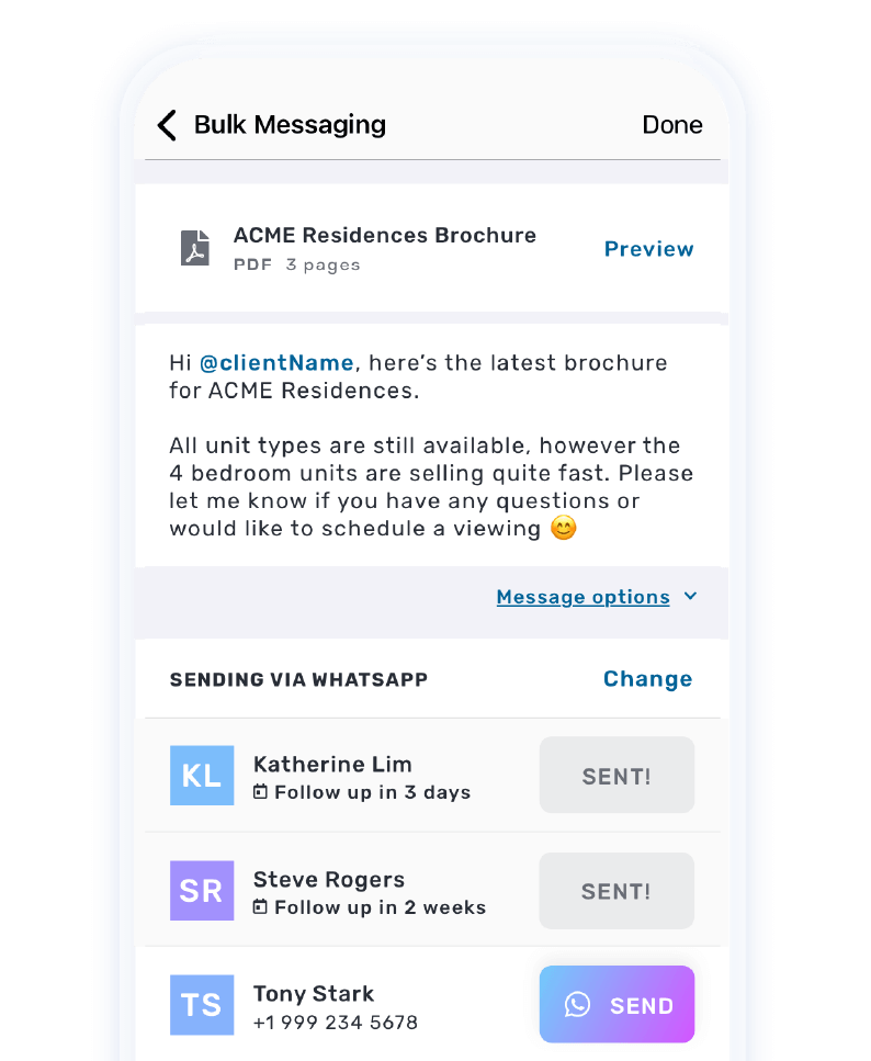 Re-engage with existing leads at scale